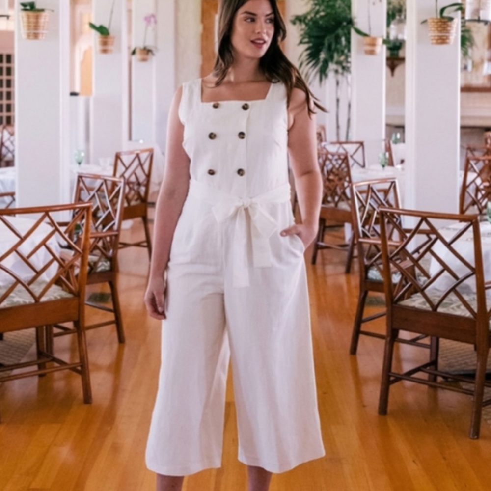 Gal Meets Glam NWT Cleo Double Breasted Jumpsuit